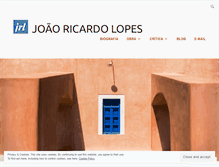 Tablet Screenshot of joaoricardolopes.com